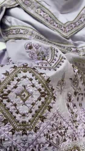 Rs 4950 Dhanak emb 3pc Rs 4950 Dhanak emb 3pc